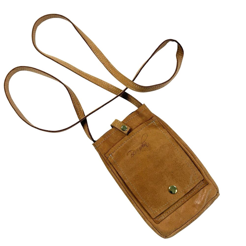 Beaudin Leather Crossbody Purse Festival Travel Tassel Small Fringe Bohemian